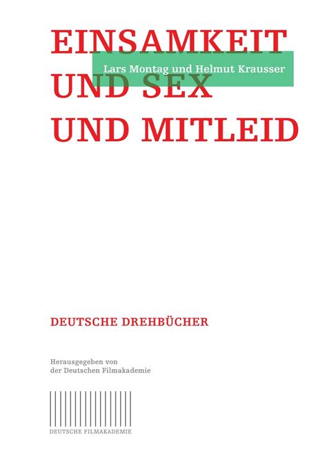Einsamkeit Und Sex Und Mitleid By Deutsche Filmakademie E V Issuu