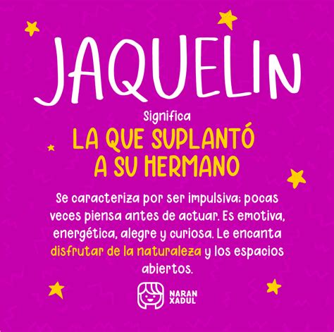 Significado Del Nombre Jaquelin Atelier Yuwa Ciao Jp