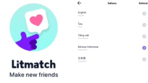 Cara Ganti Bahasa Di Litmatch Youtube