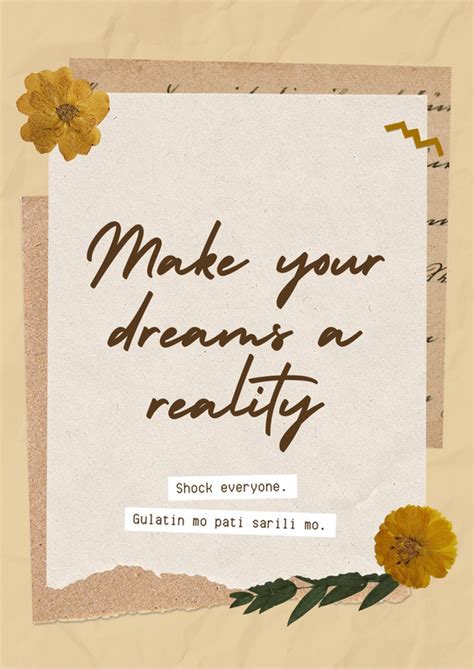 Page 12 Free Custom Printable Inspirational Poster Templates Canva