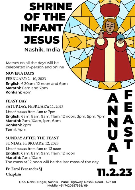 Annual Feast Shrine Of The Infant Jesus Nashik