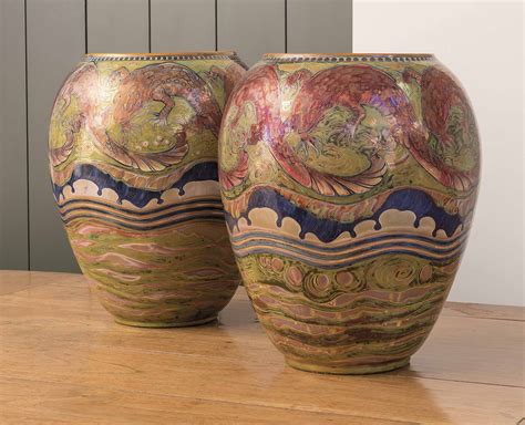 Galileo Chini A Pair Of Vases Circa Christie S