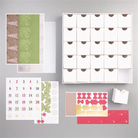 Rosaliens Creations Christmas Countdown Project Kit By Stampin Up