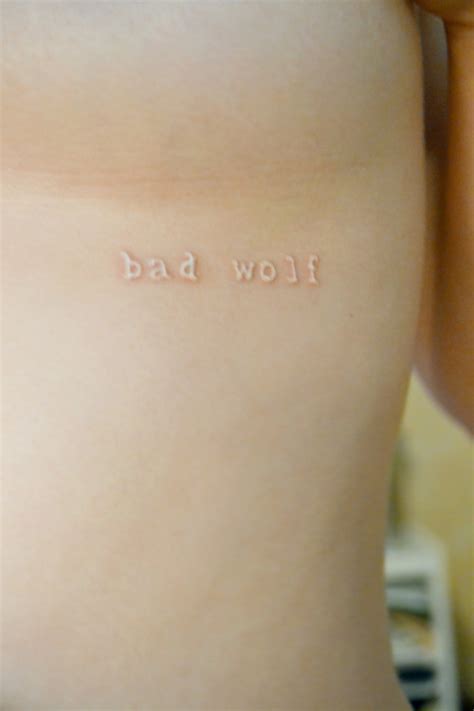 CosGeek: Tattoo: Bad Wolf