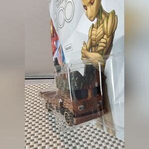Mattel Toys Hot Wheels Groot Character Car Collectible 64 Scale Toy Car Marvel Disney 10