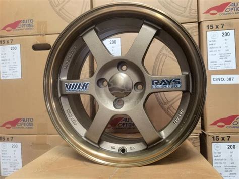 Rim Baru 15 Volk Te37 Thai Myvi Vios Alza Wira Car Accessories