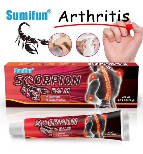 Sumifun Scorpion Venom Crema Alivio Del Dolor Artritis Reuma Cuotas Sin Interés