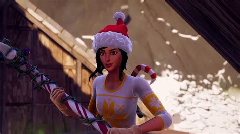 Fortnite Jolly Jammer Skin With Backblings And Showcase Youtube