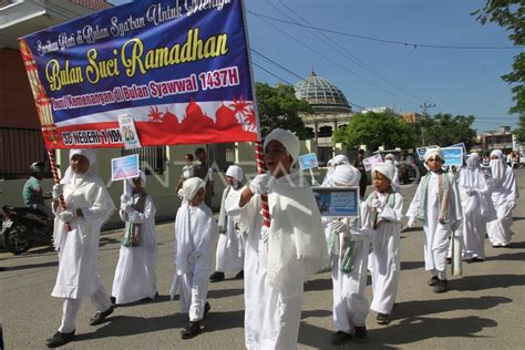 PAWAI TAARUF SAMBUT BULAN RAMADAN ANTARA Foto