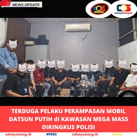 Polisi Ringkus Terduga Pelaku Perampasan Mobil Datsun Putih Yang Viral