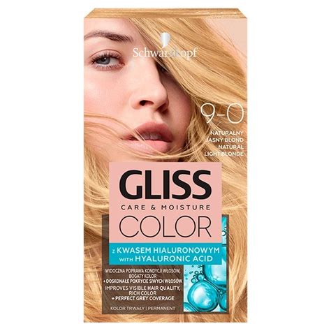 Schwarzkopf Gliss Color Krem koloryzujący nr 9 0 Naturalny Jasny Blond