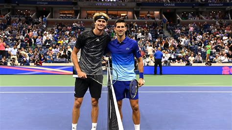 Photos Novak Djokovic Vs Alexander Zverev 2021 Us Open Semifinals