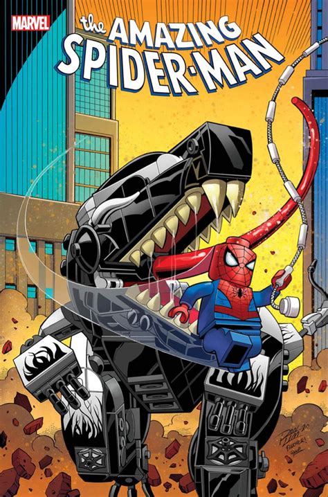 Amazing Spider Man Vol 5 55 Lego Variant Cover By Ron Lim Wayne