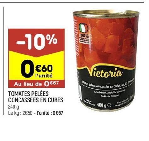 Promo Tomates Pel Es Concass Es En Cubes Chez Leader Price