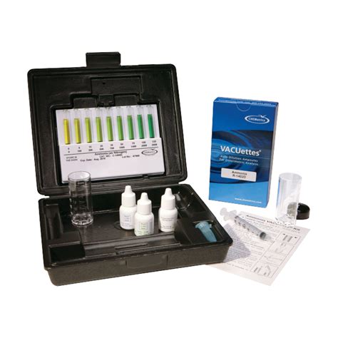 High Range Ammonia Visual VACUettes Test Kit K 1420D