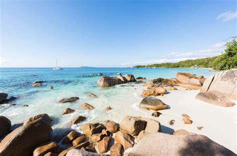 Anse Lazio Beach in the Seychelles Stock Photo - Image of nature ...