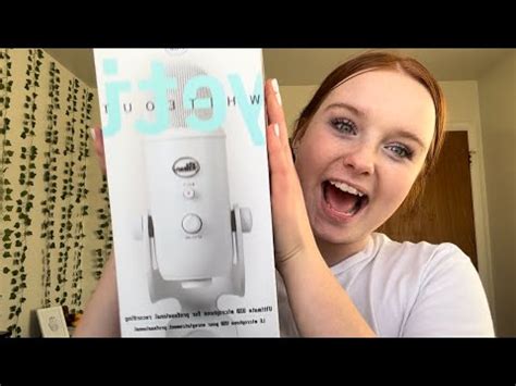 ASMR Unboxing My NEW Blue Yeti Microphone Soft Spoken Tapping