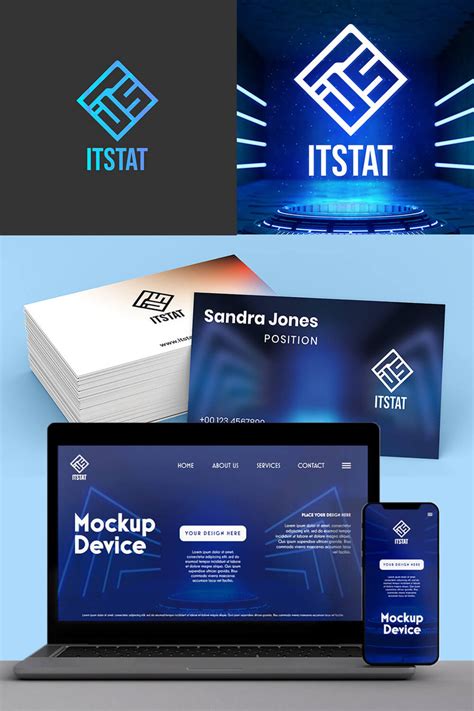 IT Stat Logo Design – IT Company Logo Template