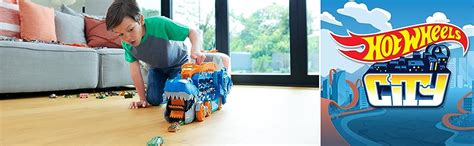 Store Race Roar With The Hot Wheels City Ultimate Hauler