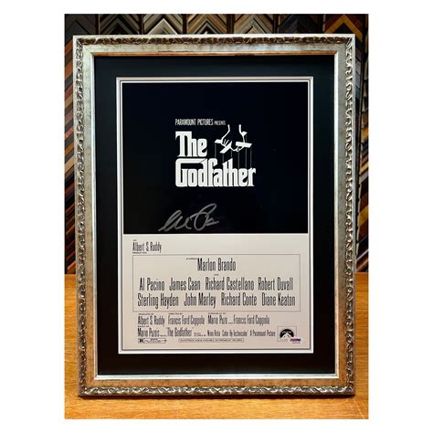 UNDERGLASS-Movie Poster for The Godfather framed at Underglass in San ...