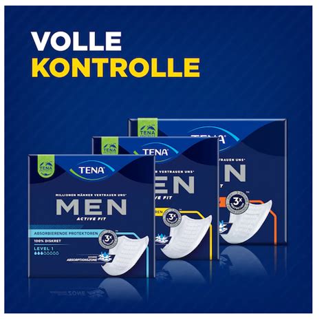 Tena X St Ck Men Active Fit Absorbierende Inkontinenzeinlagen