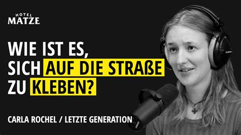 Wie ist es sich auf Straße zu kleben Carla Rochel Letzte