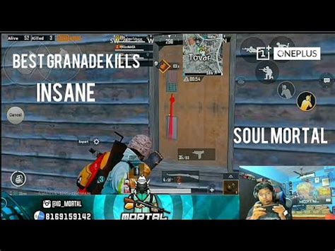 Soul Mortal Best Grenade Kills Montage Pubg Mobile Youtube