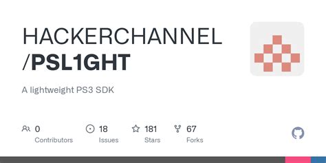 GitHub - HACKERCHANNEL/PSL1GHT: A lightweight PS3 SDK
