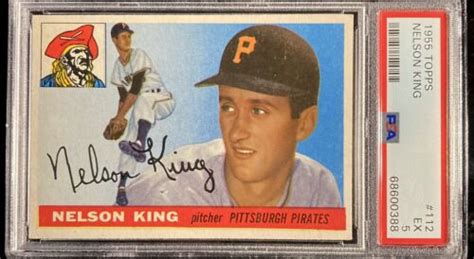 1955 Topps 112 Nelson King Psa 5 Ebay