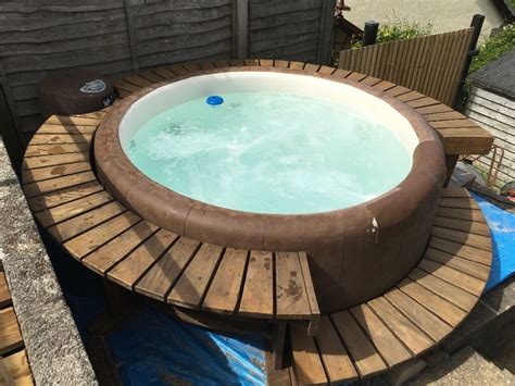 Wooden Hot Tub Surround Homedecorish