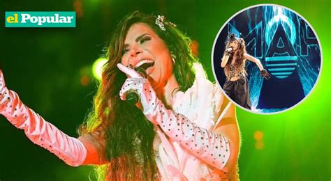 Gloria Trevi Concierto En Lima La Cantante Deslumbró A Sus Fanáticos