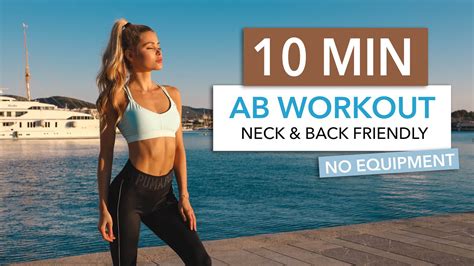 10 Min Ab Workout Back And Neck Friendly No Equipment Pamela Reif