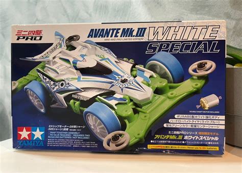 TAMIYA 94715 LIMITED EDITION Mini 4wd Avante MKIII White Special MS