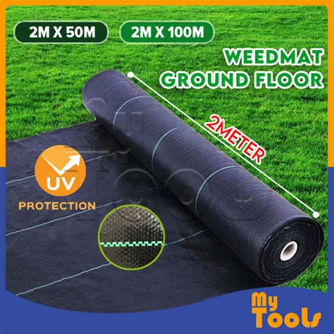 Mytools 2m X 50m Or 2m X 100m Weedmat Landscape Weed Control Mat Woven Ground Cover Membrane