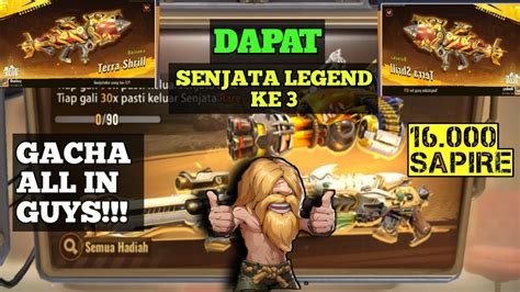 GACHA SENJATA LEGEND KE 3 ALL IN AJA GUYS Metal Slug Awakening