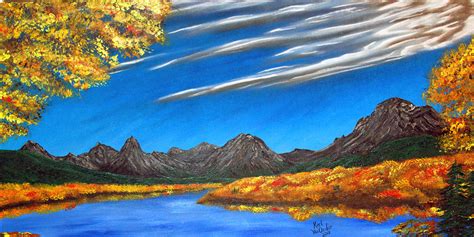 A Grand Teton View Painting By Karl Van Order Fine Art America