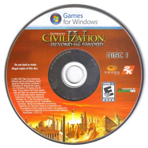 Sid Meier S Civilization Iv Beyond The Sword Box Cover Art