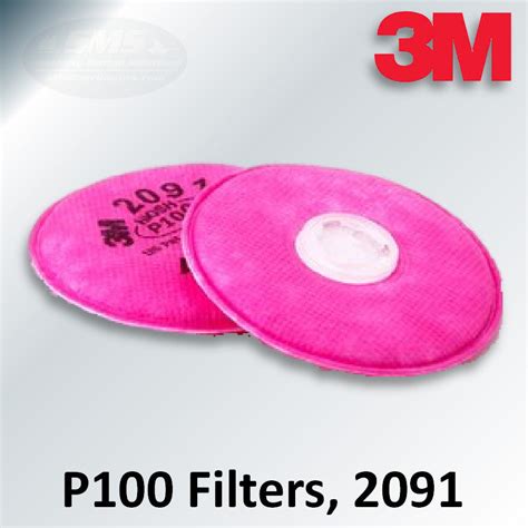 3m P100 Particulate Filters 2091