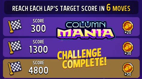 Match Masters Solo Challenge Score Rally Columns Mania Solo Challenge