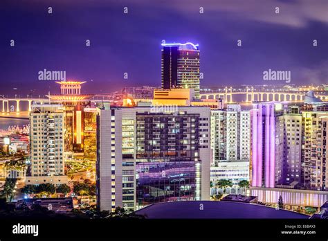 Macau, China city skyline Stock Photo - Alamy