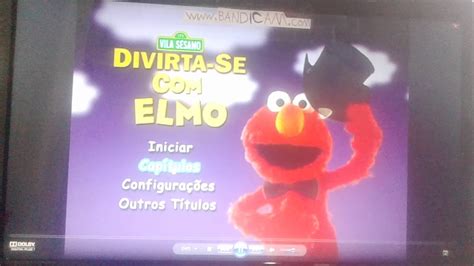 Vila Sesamo Divirta De Elmo Dvd Menu Marcelo Youtube