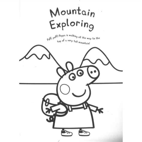 Promo Big Bad Wolf Peppa Pig Colouring Book Peppa S Adventures Bbw