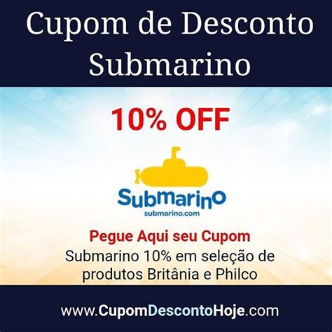 Cupom De Desconto 10 OFF Submarino Https Cupomdescontohoje