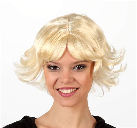 Perruque Courte Blonde Au Pays Des Enfants