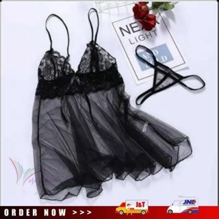 Jual S M L XL XXL Premium Halus Hannah Lingerie Big Size Sexy