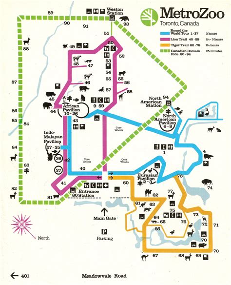 Toronto Zoo Map