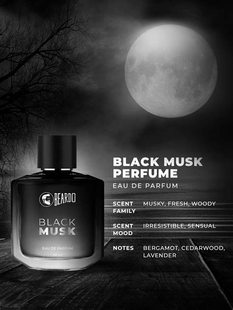 Beardo Perfume For Men Black Musk 50ml Oriental Musky Perfume For