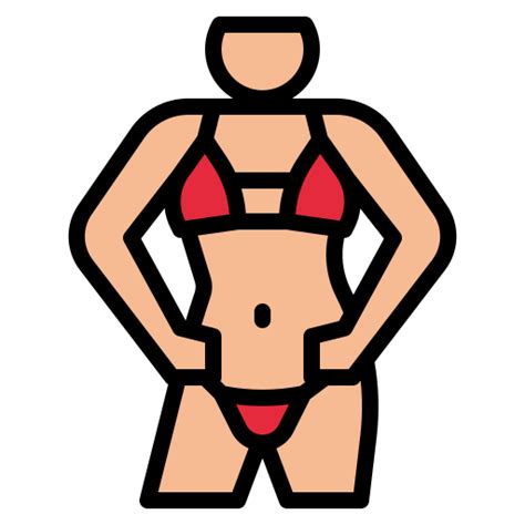 Bikini Photo Idea Studio Lineal Color Icon