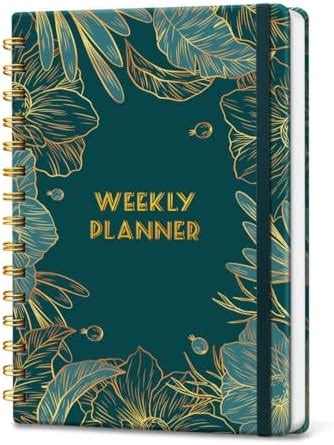 Amazon Undated Weekly And Monthly Planner Spiral Bound Weekly