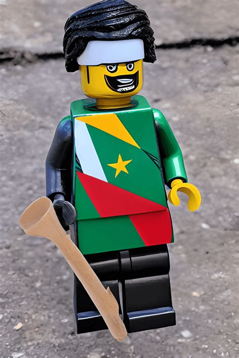 Lego Man with Pakistan Flag · Creative Fabrica